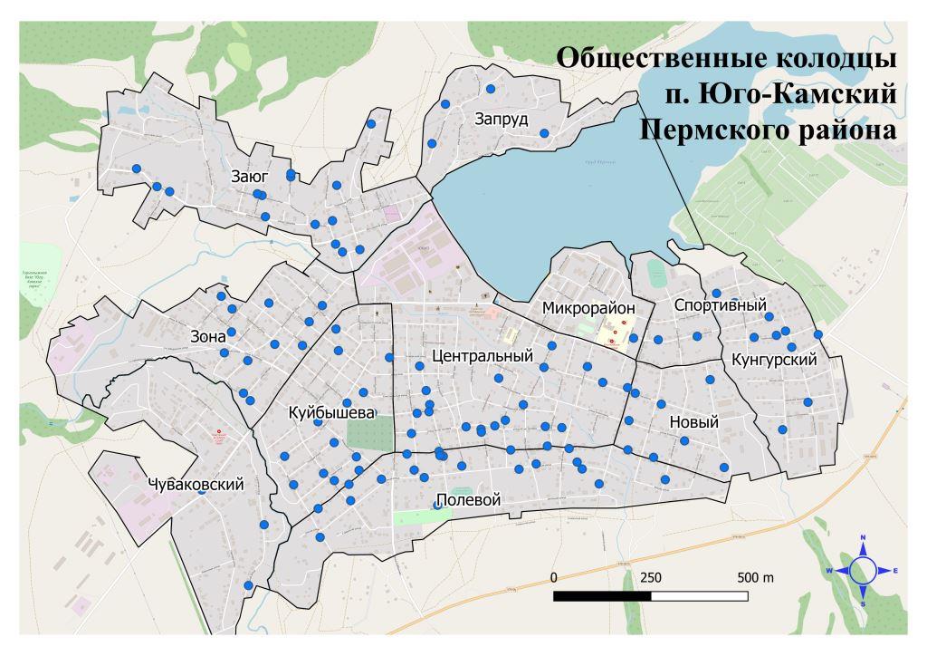 Пермский край карта юго камский